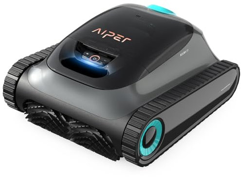 AIPER Scuba S1 Robot Piscine Fond et Parois, Ligne d'eau, Aspirateur Piscine sans Fil, 4 Modes, 150Min d'Autonomie, Escalader Les Murs, Navigation Intelligente 2.0, pour Piscines 150㎡ (Reconditionné)
