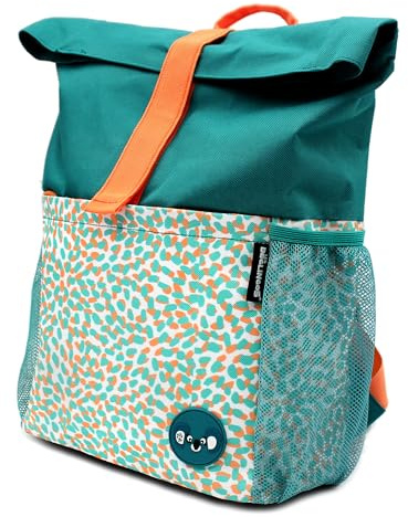 LES DÉGLINGOS - Sac à dos Rolltop ajustable - Berlingos le Koala - Bleu - Garçon et Fille 3 ans et plus - Poche Zippée intérieur - Sac pour le sport, sortie ou weekend