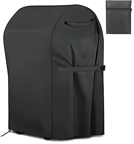 XiXiRan Grillabdeckung Wetterfest Gasgrill, BBQ Cover Waterproof, Grill Abdeckhaube 210D Oxford Stoff mit PU-Beschichtung, Wasserdicht Grillhaube Gasgrill Klein 76x66x110cm (Schwarz)