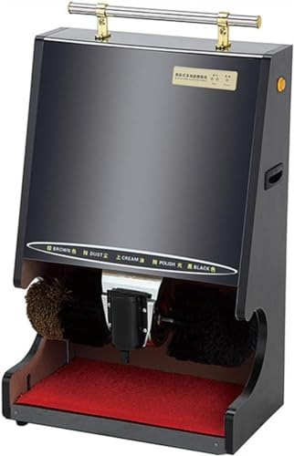 Pulidora de Zapatos Eléctrica, Inducción totalmente automática Hotel Vestíbulo del hotel Empresa Limpiabotas Máquina de cepillo de zapatos Pulidor de zapatos eléctrico Limpiabotas for el hogar Eléctri