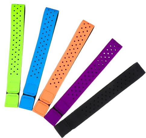 POPETPOP 5-pack Monitor Armband Belt for Sports Replacement Arm Band Adjustable Soft Comfortable Running Armband