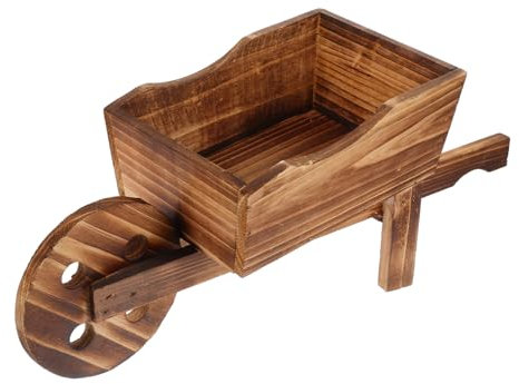 Milisten Pot De Fleurs Vintage Jardinière Forme De Charrette pour Et Décoration De Jardin