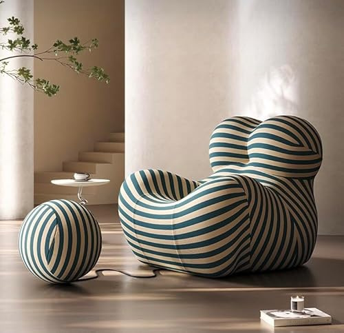A ALFRESCOOL Divano pigro, divano a compressione, poltrona lounge, divano singolo, un must per piccole abitazioni, simula l'abbraccio della mamma, per soggiorno, camera da letto, lounge, 118 x 102 x