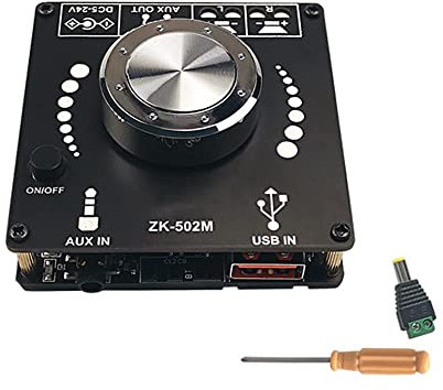 Fasizi ZK-502M Audio Mini 2.0 Stereo 50W+50W Bluetooth Modulo Amplificatore Digitale 50W* 2 AMP Amplificador Home Theater AUX USB