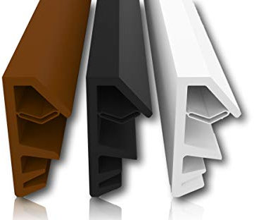 Fensterdichtung gegen Zugluft, Lärm, Staub, spart Heizkosten, Dichtung, 5mm Nutbreite 12mm Falz hochwertige Gummidichtung Holzfensterdichtung Stahlzargendichtung Fenster (Braun 50m)