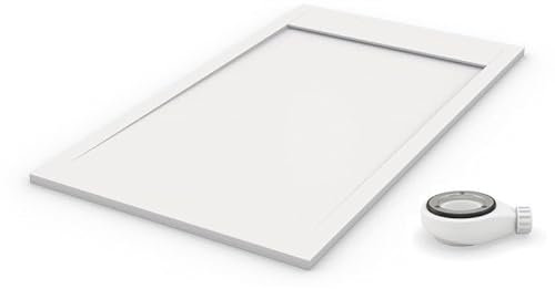 PLATO DE DUCHA AMBIENTE BLANCO - 70x100cm - resina con cargas minerales