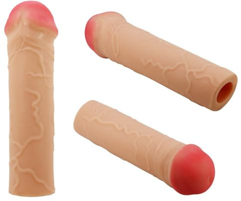 CUPIDO TOYS Guaina Fallica Indossabile sul Pene, Prolunga Pene, Manicotto Fallico Strapon Indossabile dall'Uomo