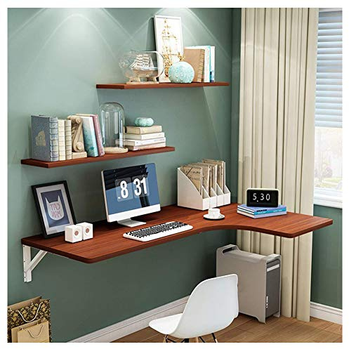 Wall-Mounted Folding Table, Corner Computer Desk, Multifunctional Workbench, Space-Saving Home Office PC Table, Ideal for Small Spaces and Efficient Work Areas