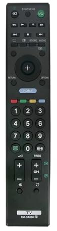 ATOMUSERLY 1 Pieza RM-GA020 Accesorios de Control Remoto for televisores LCD KLV-40NX520 KLV-32NX520 KLV-40CX420 KLV-32CX420 KLV-32CX320 KLV-32BX320