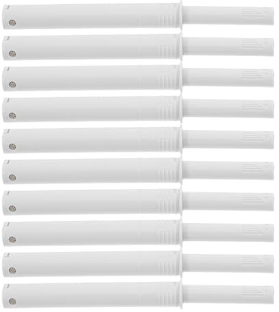 HAMPPLIES 10pezzi Chiusure Magnetiche per Mobili in Plastico Bianco Dispositivo di Rimbalzo per Ante Armadietti da Cucina Serratura Magnetica Nascosta per Mobili
