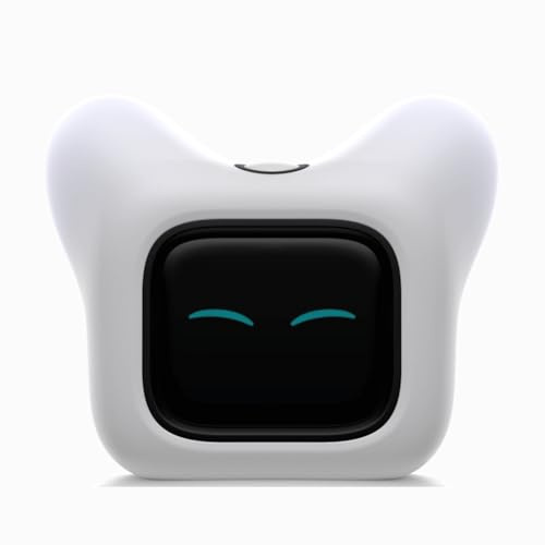 Ounfhtrttk Xiaozhi - Mascota Electrónica con IA, Chatbot, Compañero Emocional, Pantalla de 1,83 Pulgadas con Borde Curvo, Adorable Emoticono Animado de Mascota, Color