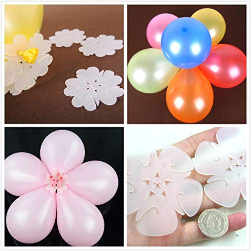 Lot de 10 clips de décoration durable pour ballon à fleurs