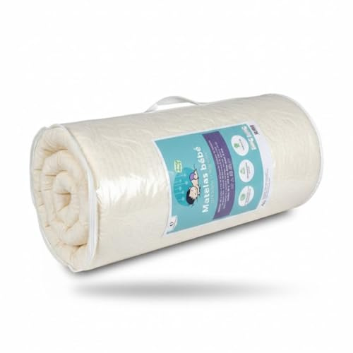 Easy Dort - Matelas de Voyage bébé 60x120 cm Matelas Pratique, sans Plis et séparations 120x60x5 cm