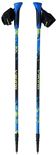 Viking Bâtons de Marche Nordique Pro (650/22/5190/15/UNI) Trekking, système Anti-Choc, Gant avec système à Clipser, Amorti, Aulminium, Ultra léger, uni