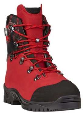 KOX Schnittschutzstiefel/Schnittschutzschuhe DUE Rot Größe 43