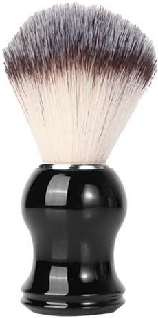 Brocha de afeitar para el cabello, cepillo de afeitar con mango, mango ergonómico, para el día del padre y el día de San Valentín, aseo cómodo