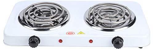 Quemadores Dobles Eléctricos, Placa Caliente, Encimera, Hornillo para bufé, Placa Calefactora, Estufa Al Aire Libre para Cocina, Camping, Eventos y Fiestas