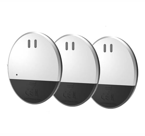 Lancoon 3-pack dörr fönster larm 130 dB buller, tydlig säkerhet, magnetisk inbrottslarmsensor enkel installation, reaktionssnabb vibrationssensor, larm för hem lägenhet