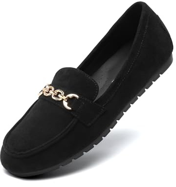 DREAM PAIRS Mocassin Femme Confortables Enfile | Chaussures Plates Décontractées Légères pour Travail, Marche, Voyage et Loisirs
