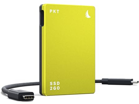 Angelbird SSD2GO PKT - 2 TB - SSD de grabación portátil - Unidad externa de estado sólido - para fotógrafos, videógrafos y creadores de contenido