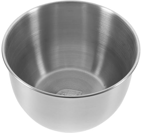 Warmhm Ciotola Profonda Acciaio Inossidabile per Cucina Contenitore per Impasti Mix e Preparazione Cibo Piccola Sgocciolamento e Facile