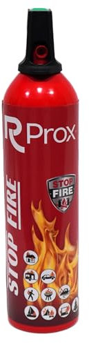 RC Prox Estintore antincendio per auto, cucina, barbecue, camper. Spray Estintore Incendi Multiuso. Stop Fire, 750 mm.