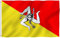 Anley Fly Breeze 3x5 Fuß Sizilien Flagge - Lebendige Farbe und UV-beständig - Leinwand Kopf- und Doppelnaht - Italien Sizilianische Flaggen Polyester mit Messingösen 3 x 5 Ft