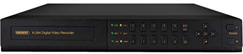 Eminent NVR Videoregistratore di Rete a 4 Canali Full HD per Telecamere IP, Onvif, Giorno e Notte, Rilevamento Movimento