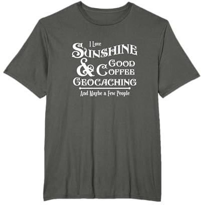 Funny Geocaching Stash Cache Trackable Code Swag Novelty T-Shirt