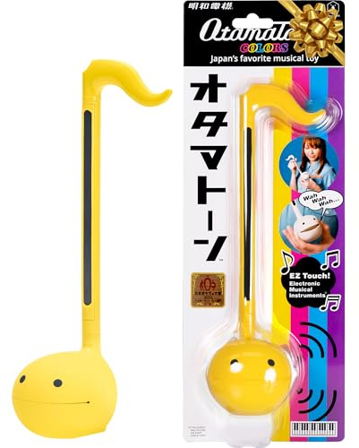 Otamatone [Serie Dolce] Strumento musicale elettronico a carattere giapponese sintetizzatore portatile dal Giappone di Maywa Denki [Japan] - Giallo