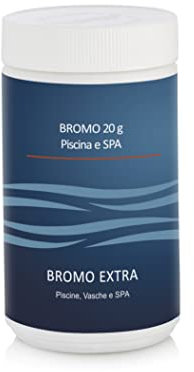 WILMIR SRL BROMO Extra 1 kg, Pastiglie da 20 gr di bromo stabilizzato per Vasche Idromassaggio, Spa e Piscine