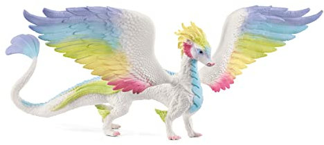SCHLEICH 70728 BAYALA Rainbow Dragon Figurine for ages 5+, White