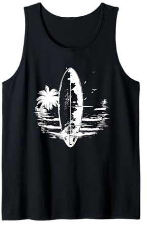 Surf Grafica Amante del mare Sport acquatici Canotta