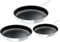 COOKNANO Bratpfannen,3-teiliges Pfannen-Set 22/26/30 cm, 4-Schicht-Edelstahl-Antihaftpfanne,Sichere Antihaftversiegelung, umweltfreundlich,Induktionsgeeignet,leichte Reinigung