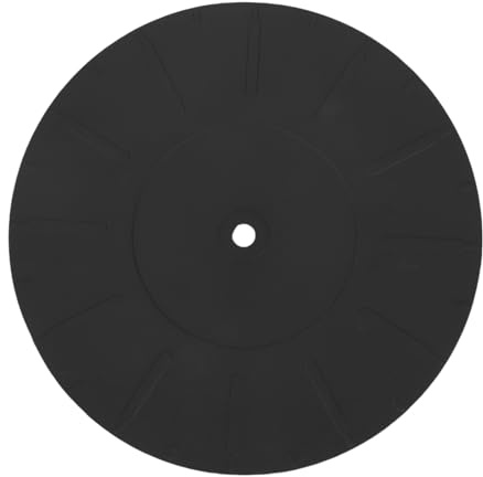 Lazmin112 Mat de Plateau de Plateau Tournant à 7 en Caoutchouc, Universal SlipMat Anti-statique pour Tous les Joueurs de Disques LP, Tapis HIFI pour la Lecture Sonore Optimale, Réduisant