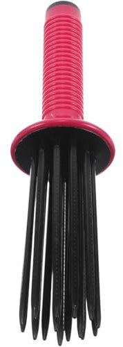 BATHVEVE Pettine Arricciacapelli Per Asciugacapelli Con Impugnatura Antiscivolo Spazzola Per Ricci Voluminosi e Protezione Capelli Strumento Styling Delicato Per Capelli Ricci e Mossi
