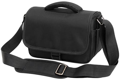 HIUOUIH Borsa Macchina Fotografica Borsa Fotografica Tracolla con Parapioggia Custodia Fotocamera Compatta per Macchine Fotografiche Reflex DSLR SLR Mirrorless Obiettivo