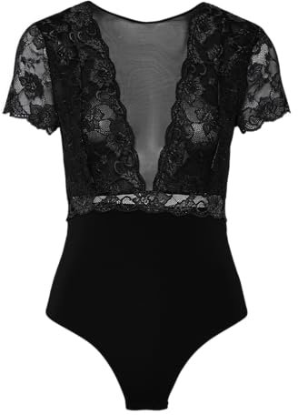 PIECES Pcsicca Ss Bodystocking Noos