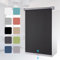 Grandekor Verdunklungsrollo ohne Bohren Schnurlos 55x120cm(BxH) Dunkelgrau Rollos Springrollos Schnapprollo Mittelzugrollo Klemmrollo Verdunkelungsrollo Thermorollo für Fenster