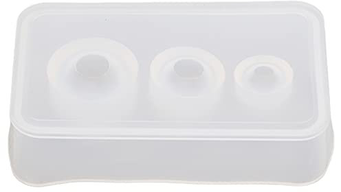 ANKROYU Molde de bolas Cosmos, molde de bolas de silicona de 3 tamaños, molde de chocolate con cadena de perlas redondas, moldes de esferas reutilizables de silicona para hacer