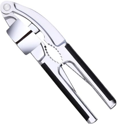 Cabilock Prensa De Ajo y Cascanueces Multifuncional 2 1, Aleación De Aluminio Sólida, Fácil Limpieza, Picadora Para Ajo, Jengibre y Nueces, Utensilios De Cocina Profesionales