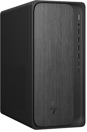 HP Ordenador de sobremesa OmniDesk (AMD Ryzen 5 8500G, 16GB, Wi-Fi 6, 1000GB, Windows 11 Home) - Negro