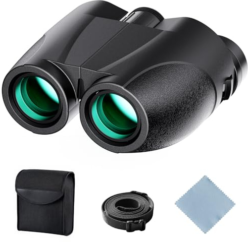 20x25 Kompaktes Fernglas für Erwachsene & Kinder, Fernglas Erwachsene mit hoher Vergrößerung bei schwachem Licht sichtbar, ideal für Vogelbeobachtung, Outdoor-Sport, Reisen und Konzerte