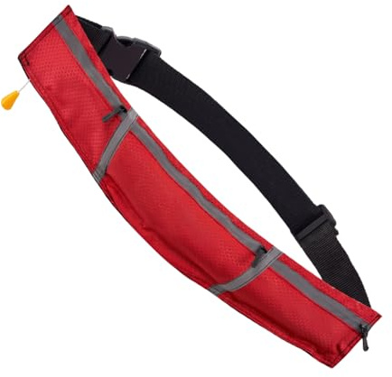 Cinturón de flotación – Cinturón hinchable automático, ayuda de flotación 150n | Equipo de seguridad reflectante para inflar el coche, ejercicios de aguas profundas, kayak, rafting, perfecto para