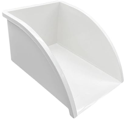 Sharplace Recogedor de Agua, Barril de Lluvia, de Recolección de, Desviador de Lluvia de PVC, Canalón, Extensión de Bajante para Riego de, Blanco