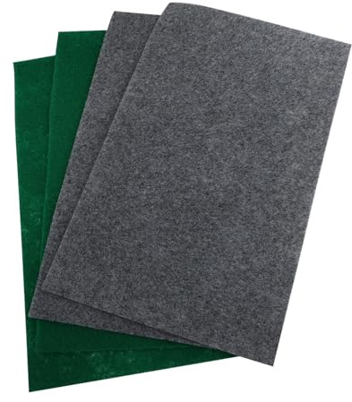 SOIMISS Alfombra de Sustrato para Reptiles y Gecko, Absorbente y Transpirable, Forro para Terrario y Jaula de Reptiles, 4 Piezas