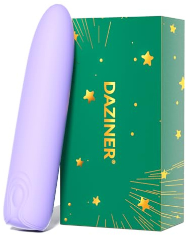 Bullet Vibrator for Women,10 Powerful Vibration Modes, Fully Waterproof & 35dB Whisper-Quiet, Mini Rechargeable Clit Stimulator, Discreet Adult Toys Sex Toy for Female & Couples (Purple)