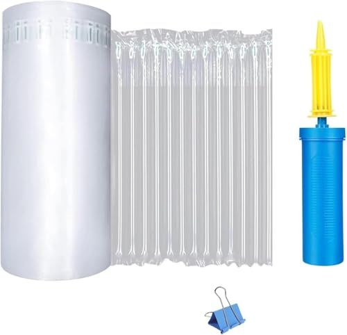 Grande involucro di ammortizzazione a bolle per imballaggio, cuscini d'aria gonfiabili 40 cm x 30 m per la spedizione con pompa ad aria manuale