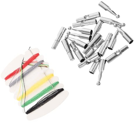 AKOOSY Lot De 10 Perles De Queue De Parapluie Métal Embouts De Remplacement Pour Parapluie Pliant Inversé Accessoires De Réparation Avec Trou De 3.6 Mm Pour Fermeture Et Fixation
