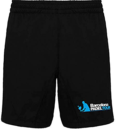 Barcelona Padel Tour | Short pour Hommes avec Poches | Short en Tissu léger et Respirant avec Impression spéciale Padel | Vêtements de Sport…